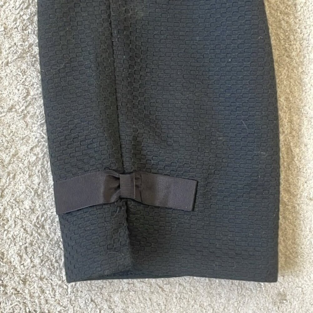 EC Ted Baker Textured Cropped Black Dress Pants - Size 2 - Picture 4 of 5